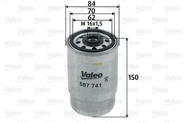 VALEO Palivový filtr 587741