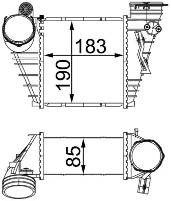 Chladič turba MAHLE CI 299 000S