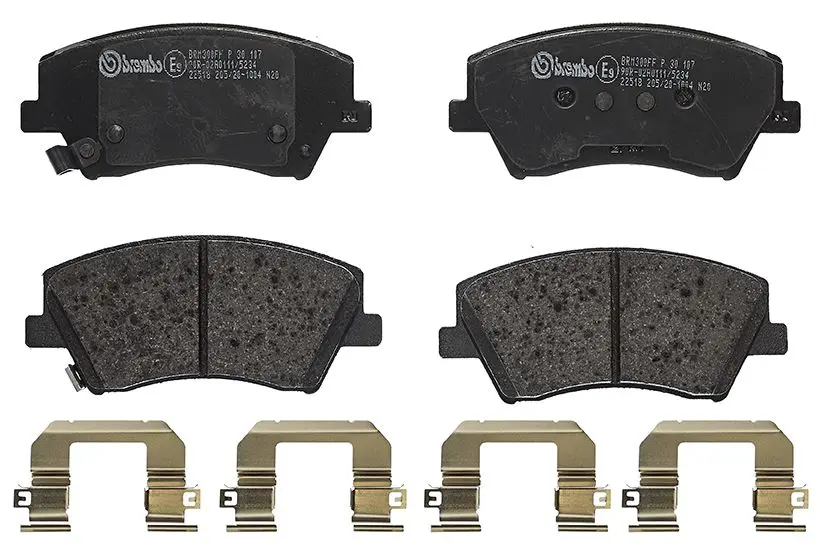 Sada brzdových destiček, kotoučová brzda BREMBO P 30 107