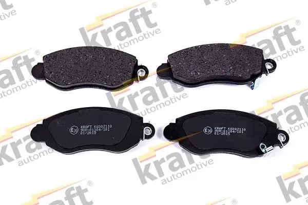 Sada brzdových destiček, kotoučová brzda KRAFT AUTOMOTIVE 6002110