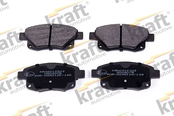 Sada brzdových destiček, kotoučová brzda KRAFT AUTOMOTIVE 6012323