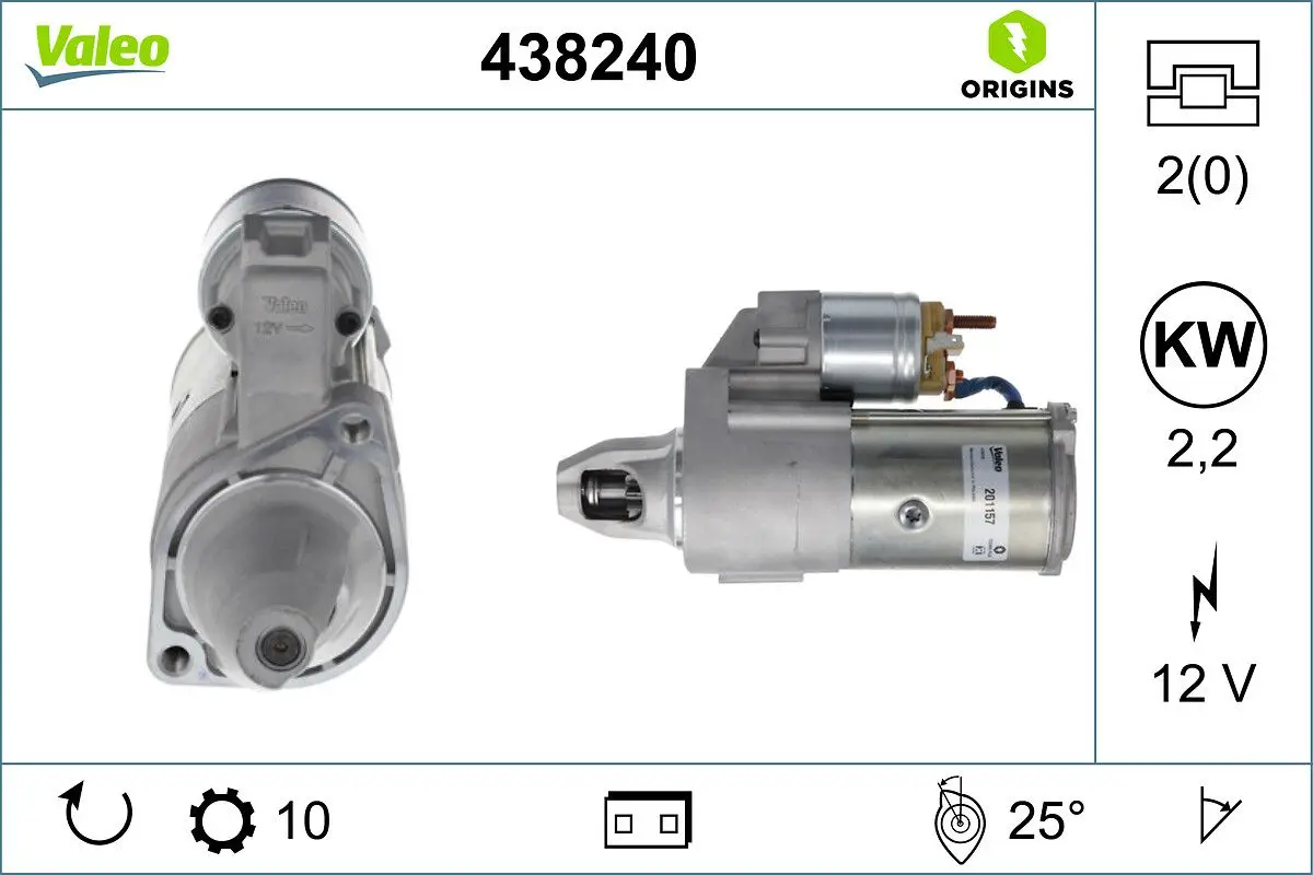 Startér VALEO 438240