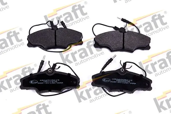 Sada brzdových destiček, kotoučová brzda KRAFT AUTOMOTIVE 6005615