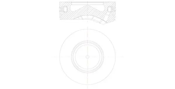 MAHLE ORIGINAL Píst 081PI00105000