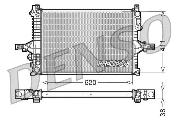 Chladič, chlazení motoru DENSO DRM33066