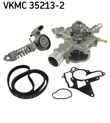 Vodní pumpa + klínový žebrový řemen SKF VKMC 35213-2