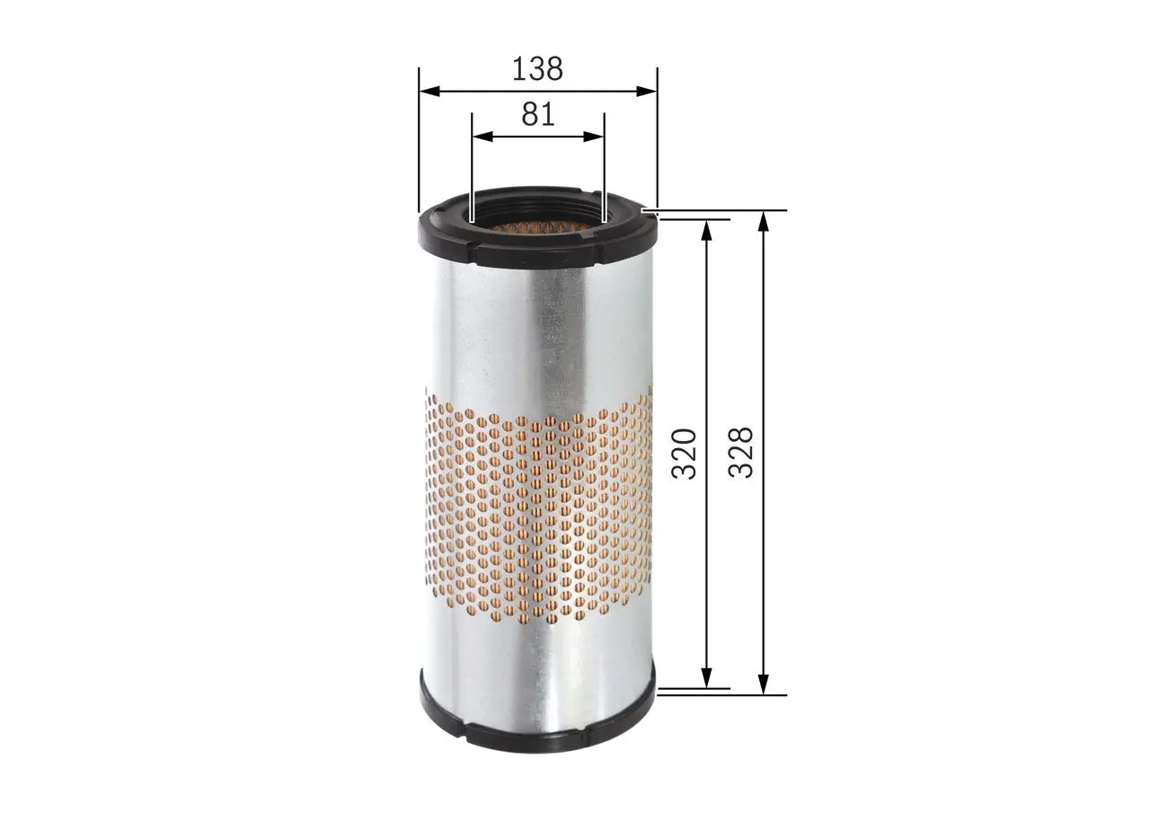 Vzduchový filtr BOSCH F 026 400 317