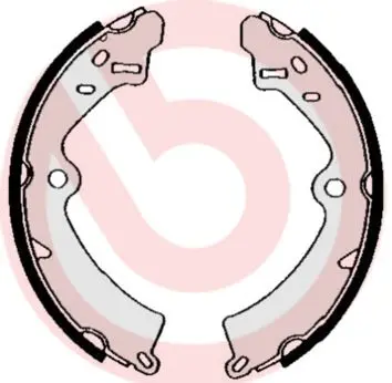 Sada brzdových čelistí BREMBO S 79 508