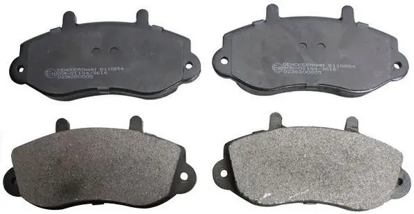 Sada brzdových destiček, kotoučová brzda DENCKERMANN B110654