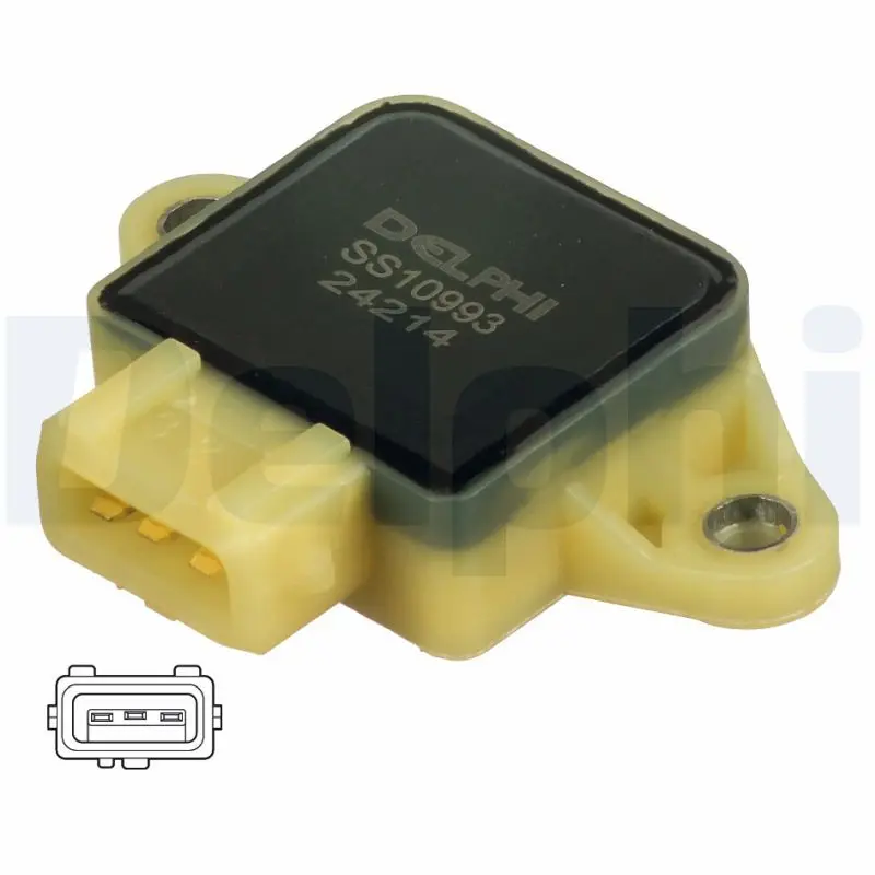 Senzor, poloha škrticí klapky DELPHI SS10993-12B1