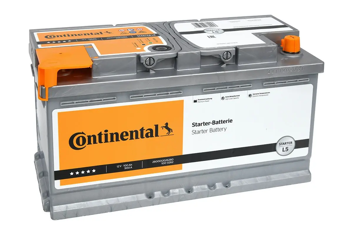 Startovací baterie CONTINENTAL 100 Ah