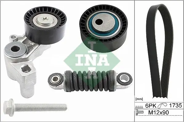 Sada žebrovaných klínových řemenů Schaeffler INA 529 0097 10