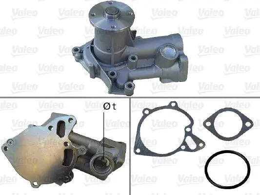 Vodní čerpadlo, chlazení motoru VALEO 506778