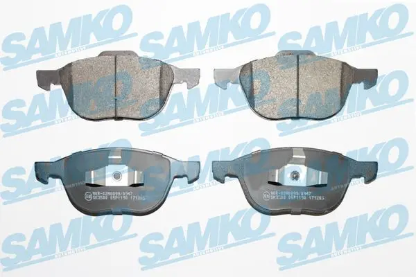 Sada brzdových destiček, kotoučová brzda SAMKO 5SP1190