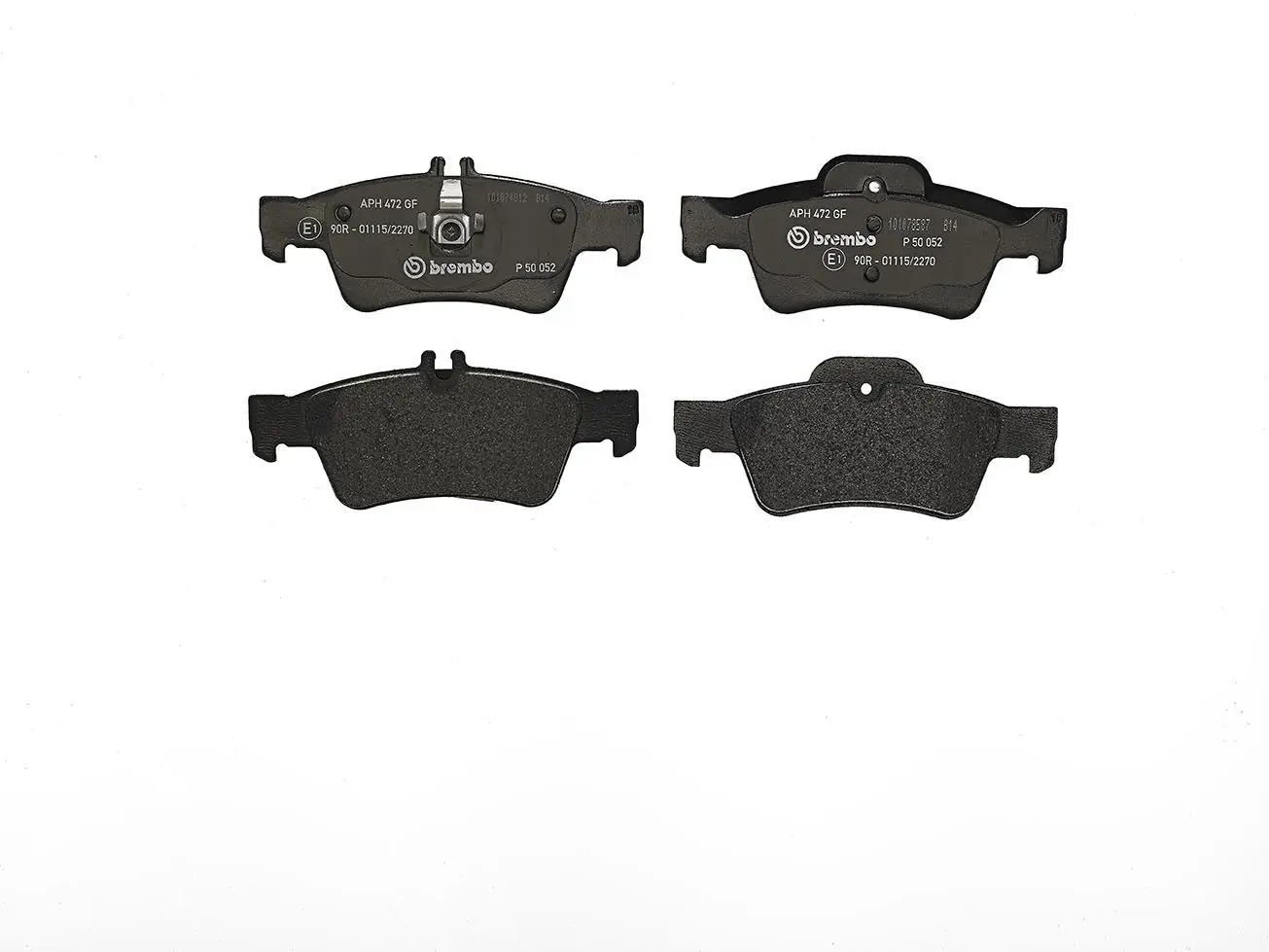 Sada brzdových destiček, kotoučová brzda BREMBO P 50 052