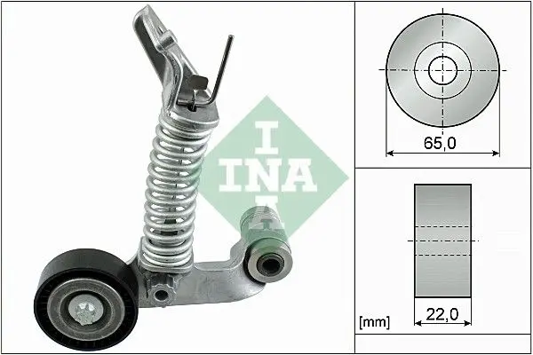 Napínák, žebrovaný klínový řemen Schaeffler INA 534 0574 10