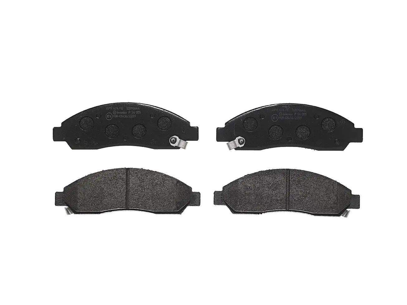 Sada brzdových destiček, kotoučová brzda BREMBO P 34 005