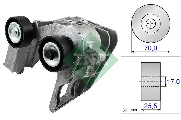 Napínák, žebrovaný klínový řemen Schaeffler INA 534 0467 10