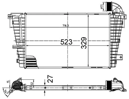 Chladič turba MAHLE CI 513 000S