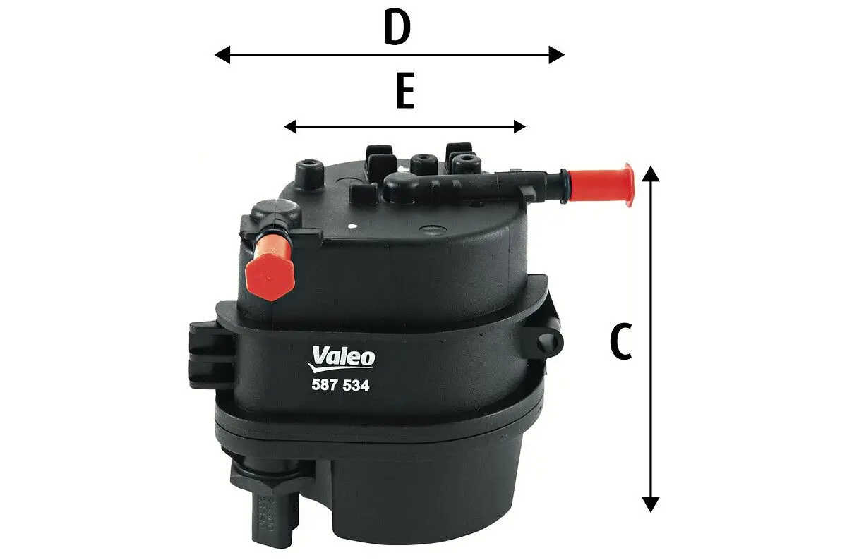 VALEO Palivový filtr 587534