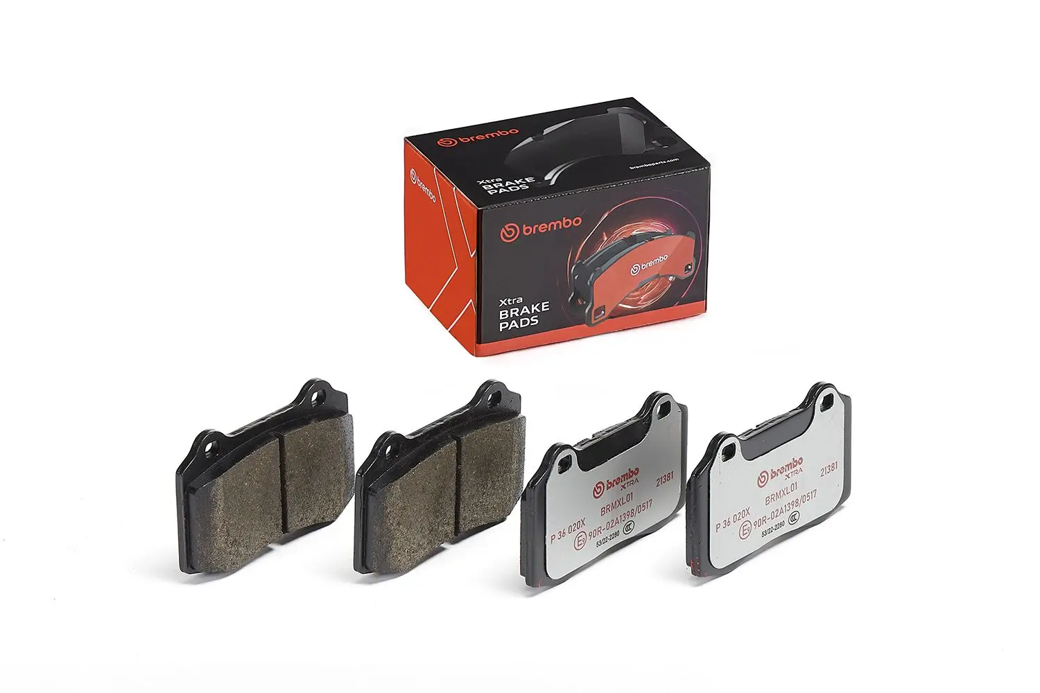 Sada brzdových destiček, kotoučová brzda BREMBO P 36 020X