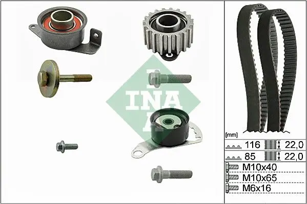 Sada rozvodového řemene Schaeffler INA 530 0104 10