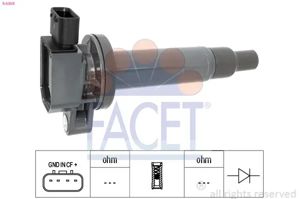 Zapalovací cívka FACET 9.6359