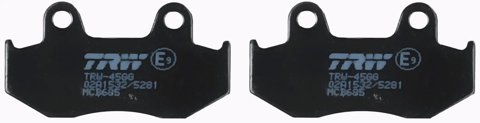 TRW ZF brzdové destičky KH411 organické HONDA CH 125 SPACY 94-99, PS 125 07-13, PS 150 06-10, přední (TRW ZF brzdové destičky KH411 organické HONDA)