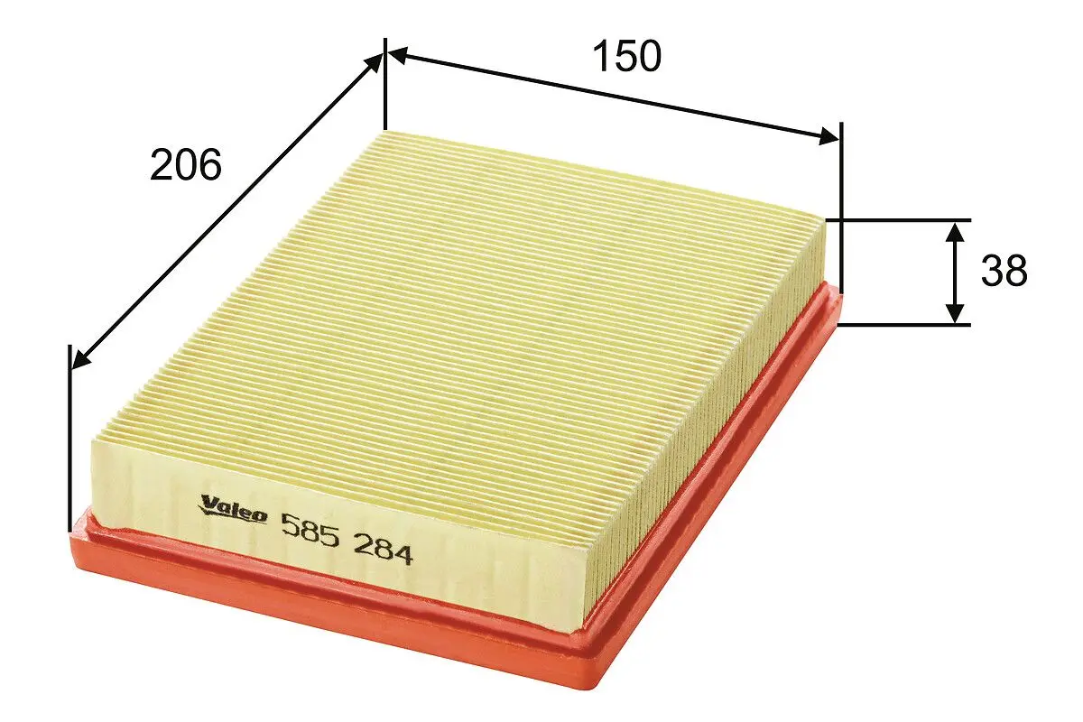 VALEO Vzduchový filtr 585284