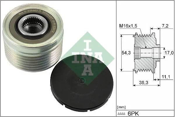 Předstihová spojka Schaeffler INA 535 0039 10