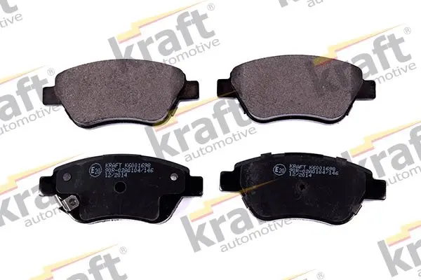 Sada brzdových destiček, kotoučová brzda KRAFT AUTOMOTIVE 6001698