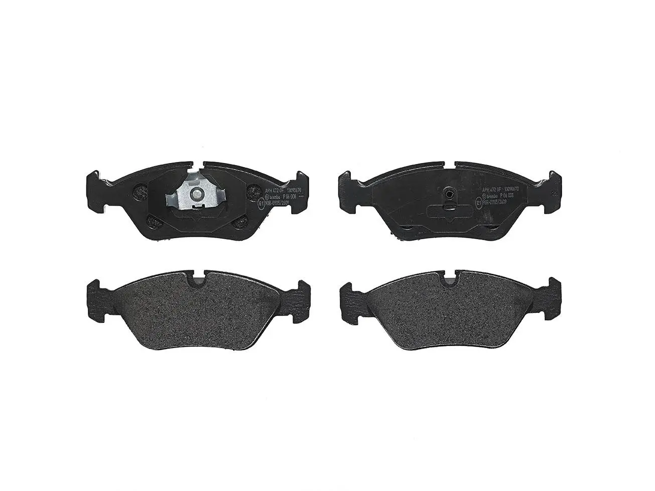 Sada brzdových destiček, kotoučová brzda BREMBO P 06 008