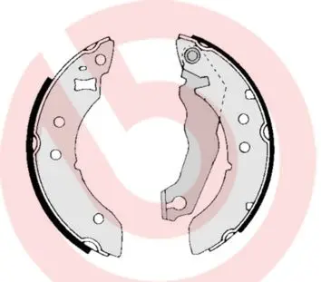 Sada brzdových čelistí BREMBO S 24 536