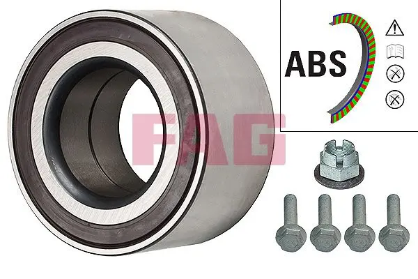 Sada ložisek kol Schaeffler FAG 713 6122 60