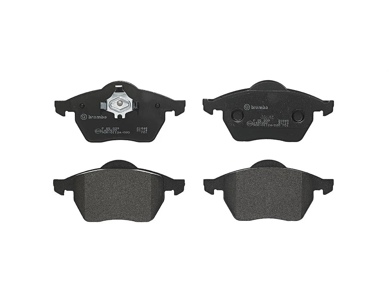 Sada brzdových destiček, kotoučová brzda BREMBO P 85 039