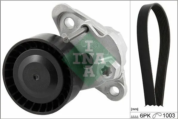 Sada žebrovaných klínových řemenů Schaeffler INA 529 0208 10