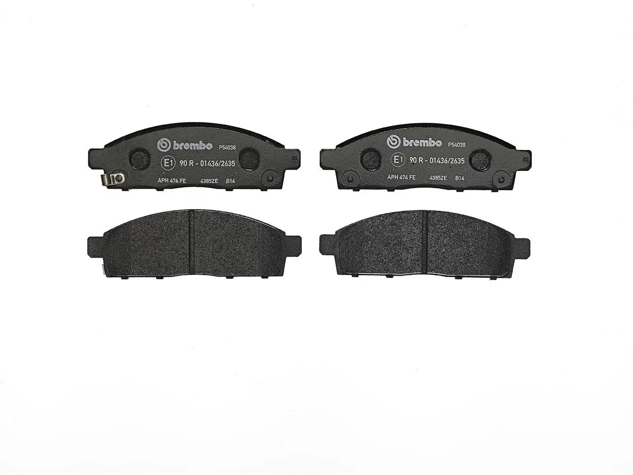 Sada brzdových destiček, kotoučová brzda BREMBO P 54 038