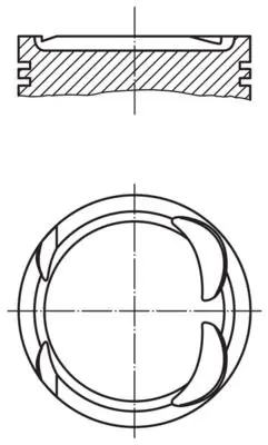 Píst MAHLE 021 PI 00117 000