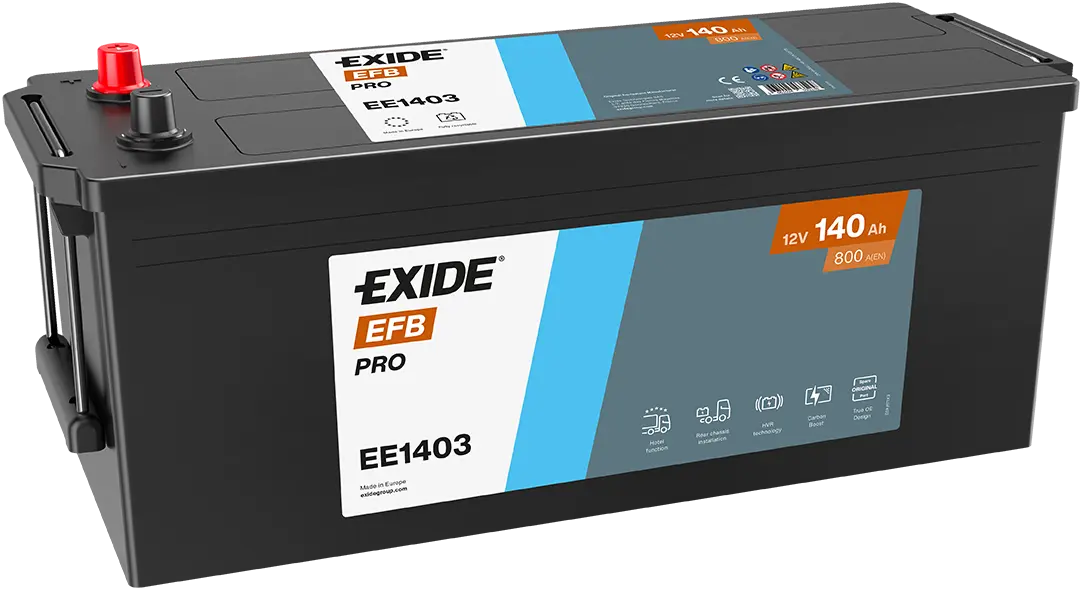 Exide Expert 12V 140Ah 760A EE1403