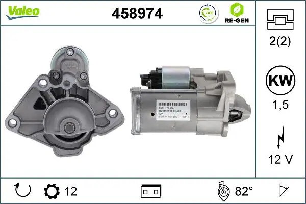 Startér VALEO 458974