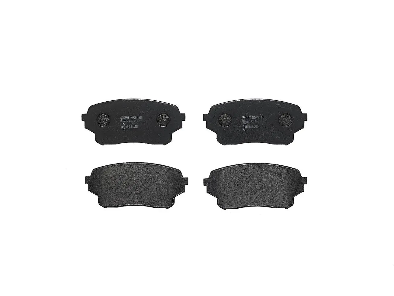 Sada brzdových destiček, kotoučová brzda BREMBO P 79 019