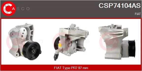 Hydraulické čerpadlo, řízení CASCO CSP74104AS