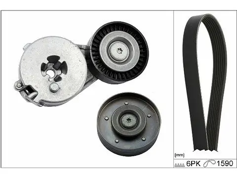 Sada žebrovaných klínových řemenů Schaeffler INA 529 0500 10