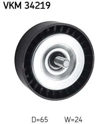 Vratná/vodicí kladka, klínový žebrový řemen SKF VKM 34219