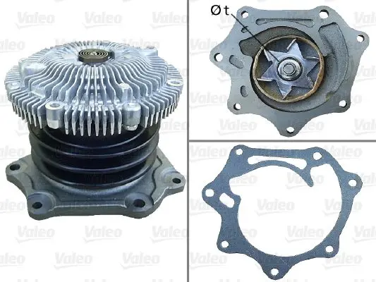 Vodní čerpadlo, chlazení motoru VALEO 506733