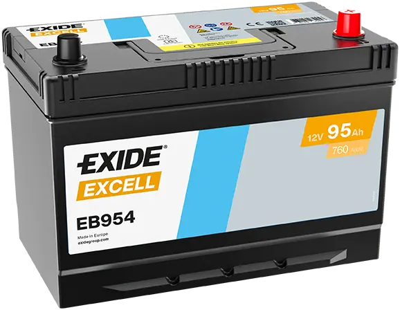 Exide Excell 12V 95Ah 720A EB954