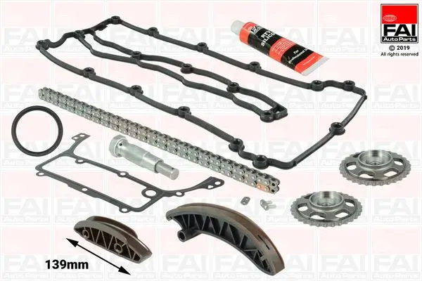 Sada rozvodového řetězu FAI AutoParts TCK227