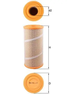 Vzduchový filtr MAHLE LX 7060