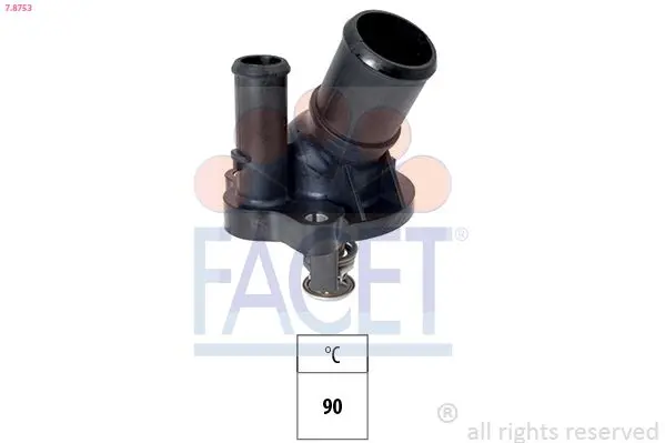 Termostat, chladivo FACET 7.8753