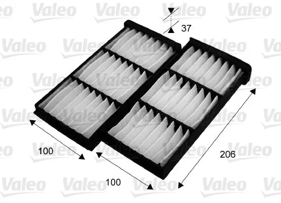 Filtr, vzduch v interiéru VALEO 715545